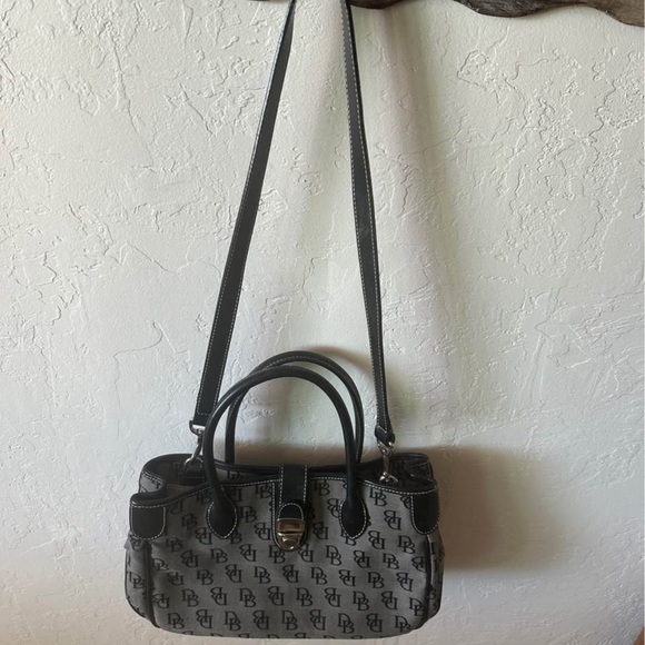 Dooney & Bourke Black and Gray Satchel - Picture 3 of 3